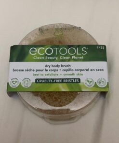 EcoTools Dry Body Brush, For Post Shower & Bath Skincare Routine, Removes Dirt & Promotes Blood Circulation, Helps Reduce Appearance of Cellulite, Eco-Friendly, Vegan & Cruelty-Free, 1 Count Dry Brush, Pink 40 61nY0Bupp2L