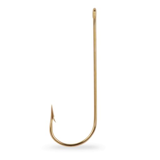 Mustad 3261D Classic Cricket 4 Extra Long Shank Hook (100-Pack) Size 4 Bronze