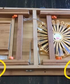 Laptop Desk Nnewvante Adjustable Bed Desk Table Bamboo with USB Fan Foldable Bed Tray w' Drawer 21.6" with Fan 75 61naMJKFMyL