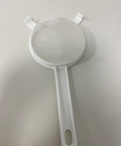 HIC Kitchen Double-Ear Fine Mesh Strainer, FDA Approved, BPA Free, 4-Inch,White 19 61nadtgLaYL