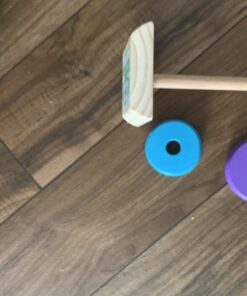 Melissa & Doug Rainbow Stacker Wooden Ring Educational Toy - Wooden Rainbow Stacking Rings Baby Toy, Stacker Toys For Infants And Toddlers 46 61nbPuobUEL