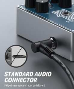 Donner 6 Inch Guitar Patch Cable Guitar Effect Pedal Cables Black 6 Pack 6 Inch-6 Pack 21 61nbWwpkc3L