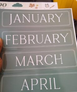 The Ultimate Classroom Calendar Pocket Chart for Kids - Simplified Calendar with Educational Cards for Easy Learning - Fun Boho Classroom/Teacher Must Have Supplies That Fits Nicely w/Any School Decor Calendar for Kids 42 61ndc9Mav8L