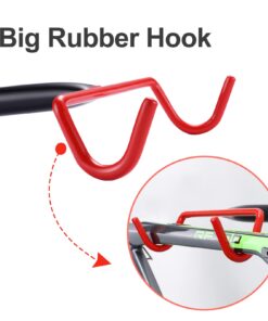 PHUNAYA Bike Hanger Wall Mount Bike Hook Horizontal Foldable Bicycle Holder Garage Bike Storage Bicycle Hoist Heavy Duty Screws (2 pack) Classic 2pack 23 61ngLrf8JuL