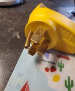 Camco Heavy-Duty Electrical Dogbone Adapter, 50 Amp Male to 30 Amp Female, 18 Inches (55175),Black 12 61nhPbvFWXL