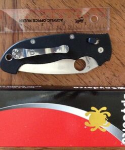 Spyderco Manix 2 XL Folding Knife - Black G-10 Handle with PlainEdge, Full-Flat Grind, CPM S30V Steel Blade and Ball Bearing 73 61njkr5bRCL