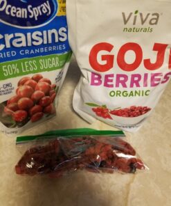 Organic Dried Goji Berries - Non-GMO and Vegan Goji Berries Organic, Perfect for Baking, Teas and Healthy Snacks for Adults (1 lb) 1 Pound (Pack of 1) 36 61nkrCH0A3L