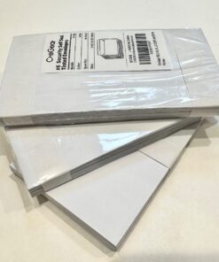 CreGear 90 Count #6 3/4 Small Security Self Seal Tinted Envelopes for Privacy & Business, Size 3-5/8 X 6-1/2 Inches, Peel and Seal Closure, Windowless Design, 24 LB, White 36 61nl70hd5tL