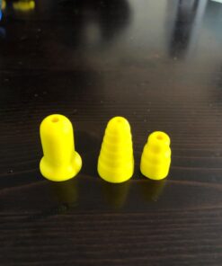 Plugfones Guardian in-Ear Earplug Earbud Hybrid - Noise Reduction in-Ear Headphones(Blue & Yellow) Blue 34 61nlUB9pyuL