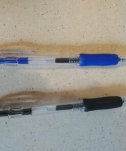 Gel Pens Fine Point, Set of 30 Retractable Gel Ink Roller ball Journal Pens 0.7 Medium Point Smooth Writing with Comfortable Grip for Office School (15 Black & 15 Blue) 15 Black & 15 Blue 28 61nmqYq00iL