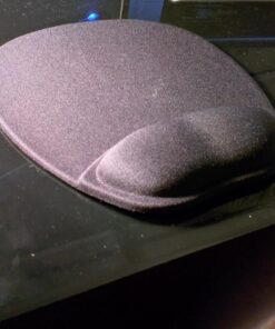 Memory Foam Mouse Pad Mat with Wrist Rest (Black) 22 61nn1gpqXQL