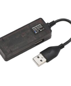 DROK USB Tester, USB-A 2.0 Digital Multimeter Dual USB Output Ports PD QC 3.0 Color LED Display, 7 Modes Capacity Voltage Current Power Voltmeter Ammeter for Laptop Power Bank Solar Panel Black 34 61nnTJBCU6L