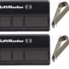 Lot of 2 LiftMaster 373LM 3-Button Remote Control 4 61nndOmNmiL