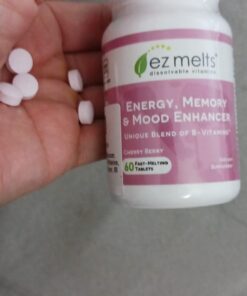 EZ Melts Dissolvable Energy, Memory & Mood Enhancer, Blend of B-Vitamins, Sugar-Free, 2-Month Supply 32 61nnfxAUh3L