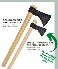 Light Throwing Tomahawk - Mouse Hawk Designed for Young Thrower - 16" Hand Forged Small Throwing Hatchet 10 61noiWSri L