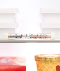 Alternative view of Taylor Kitchen Refrigerator/Freezer Kitchen Thermometer with Magnified Lens, Stainless Steel 1 Count (Pack of 1) 5977N