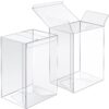 CREGEAR 25 Pack Protectors Case Apply for Funko- 4" Inch-Pop Vinyl Figures, 0.38mm Crystal Clear Protector, Plastic Protector cases, Heavy Duty Display Box with Protective Film & Locking Tab 12 61nr2k2o5vL