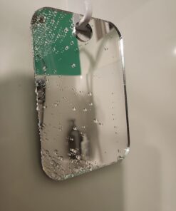 The Shave Well Company Original Anti-Fog Shaving Mirror | Fogless Bathroom Shower Mirror with Handheld Option for Men and Women | Hanging Shower Mirror Includes Long-Lasting Removable Adhesive Hook Original Mirror 31 61nuGFqxh5L