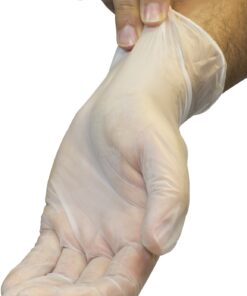 Disposable Vinyl Gloves - Powder Free, Clear, Latex Free and Allergy Free, Plastic, Work, Food Service, Cleaning, Wholesale Cheap, Size Large (Case of 1000) 3 61nuKAHdX7L