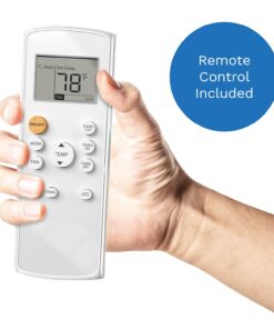 hOmelabs Portable Air Conditioner 12000 BTU - Cools Rooms up to 450 Sq. Ft. - Quiet AC Unit with Wheels, Washable Filter and Remote Control (New DOE 7200 BTU) 12,000 BTU 18 61nuW6 GPAL