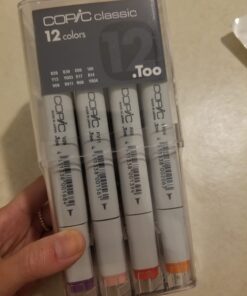Copic Classic, Alcohol-based Markers, 12pc Set, Basic (Discontinued model: EAN 4511338002209) Alcohol Based marker 12 61nv3ElXiKL