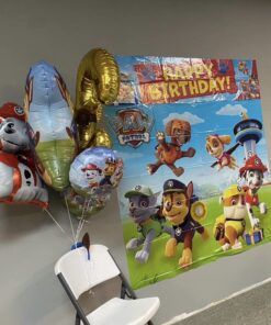 American Greetings Nickelodeon, Paw Patrol Scene Setter Wall Decorations for unisex-children, 5-Count 20 61nvSmtDDpL