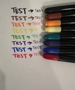 Amazon Basics Dual Tip Permanent Markers, Bullet Tip and Ultra Fine Tip, 8-Pack, Assorted 41 61nvsVKkGEL