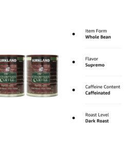 Alternative view of Signature 100% Colombian Coffee Supremo Bean Dark Roast-Fine Grind, 6 Pound ,Signature-ykgj 6 LB (Pack of 2)