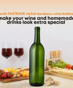 Green Wine Bottles, 750 ml Capacity (Pack of 12) 23 61nxNTSKAdL
