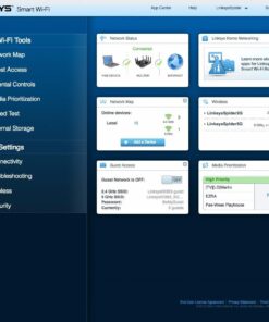 Linksys WiFi 5 Router, Tri-Band, 3,000 Sq. ft Coverage, 25+ Devices, Speeds up to (AC5400) 5.4Gbps - EA9500 AC5400 3000 ft, 25+ Devices 27 61ny5RBPEBL