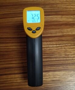 Etekcity Infrared Thermometer Temperature Gun for Cooking, -58°F to 1130°F, Digital Heat Gun for Meat Pizza Oven, Laser Tool for Indoor Outdoor Pool, Cooking, Candy, Griddle Hvac, Yellow 42 61nzQmKDsgL