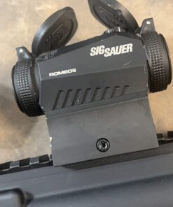 Sig Sauer Romeo5 1X20mm Tactical Hunting Shooting Durable Waterproof Fogproof Illuminated 2 MOA Red Dot Reticle Gun Sight, Picatinny Mount Included 69 61nzyHRoqL