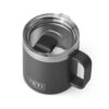 YETI Rambler 14 oz Mug, Vacuum Insulated, Stainless Steel with MagSlider Lid, Stainless Charcoal
