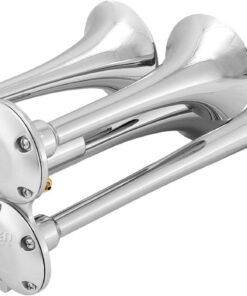 Vixen Horns Train Horn Kit for Trucks/Car/Semi. Complete Onboard System- 150psi Air Compressor, 2 Gallon Tank, 4 Trumpets. Super Loud dB. Fits Vehicles like Pickup/Jeep/RV/SUV 12v VXO8560/4114C 11 61o0pZnCDsL