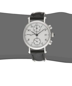 Frederique Constant Women's FC291A2R6 "Classics" Stainless Steel Watch with Black Leather Band 4 61o0uGhRKhL