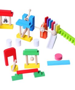 Joqutoys 600 PCS Dominoes Set for Kids, Wooden Domino Building Blocks, 6 Colors Bulk Dominoes Racing Tiles Games with Extra 26 Add-on Blocks and Storage Bag, Educational Toys for Kids Birthday Party 15 61o11AmcgBL