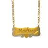 ProLuckis Handmade Personalized Name Jewelry Necklace 18k Gold Plated-Custom Made Any Name Style 4 4 61o1qHejHdL