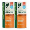 Great Lakes Wellness Culinary Beef Gelatin Powder - Unflavored - Grass-Fed, Kosher, KETO, Paleo Friendly, Gluten-Free, Non-GMO - 16 oz Canister - 2 pack 16 Ounce (Pack of 2) 43 61o2nziVQQL