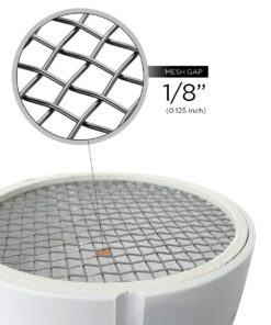 Raven R1509 3 inch PVC Termination Vent with Stainless Steel Screen and Drain Slot, White 34 61o38D36hqL