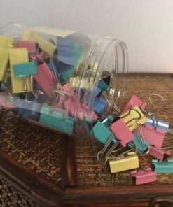 150Pcs Large Binder Clips 6 Assorted Sizes Paper Clamps Clip for Paper Metal Clip Office School Home Supplies (Black) Assorted Size Black 23 61o3M5PMHpL