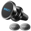 MEIDI Air Vent Phone Holder, Universal Magnetic Phone Car Mount 360 Rotation Cell Phone GPS Holder Compatible iPhone Samsung HTC and Mini Tablets(Black) Black 14 61o3NlKyUEL