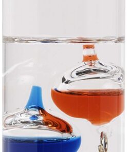 AcuRite 00795A2 Galileo Thermometer with Glass Globe Barometer, Barometer Set, Glass/Wood 32 61o3zlG6QmL