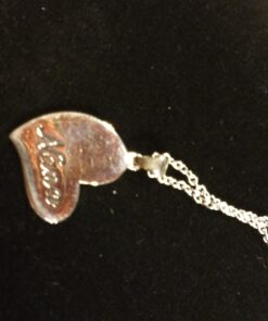 CHUVORA 925 Sterling Silver Nana Heart Grandmother Grandma Pendant Necklace, 18 inches 8 61o51ivK8HL