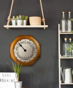 DayClocks Classic Day of The Week Wall Clock with Solid Wood Frame – Calendar Day Clock – Ideal Retirement Gift for Men & Women – Oak, 10" 10" 22 61o59Eor9LL 1