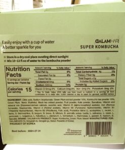 DALAMHARI Kombucha Powder | Green Plum Juice 12T | Probiotic Soda Urban Remedy Kombucha Health Ade Kombucha Drink Synergy Kombucha Juice Scoby Kombucha Starter Kit Kambutcha Kambucha Adaptogenic Drink Prebiotic Soda Sugar Free Energy Drinks… 25 61o5UO4T6L