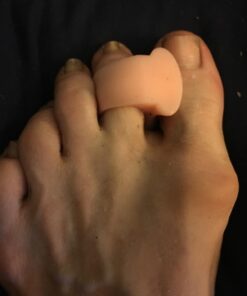 ZenToes Gel Toe Separators for Overlapping Toes, Bunions, Big Toe Alignment, Corrector and Spacer - 4 Pack (Beige) Beige 37 61o6Icq5RWL