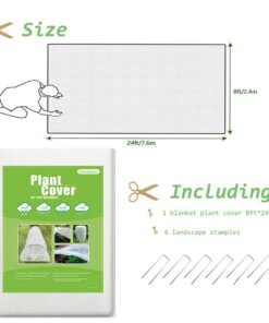 Plant Covers Freeze Protection 0.9oz 8Ft x 24Ft Rectangle Plant Cover for Cold Protection,Season Extension 28 61o6ilYcc L