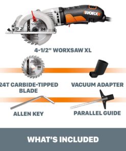 Worx WX429L 4 Amp WORXSAW 4.5" Electric Compact Circular Saw 33 61o6rhh8ajL