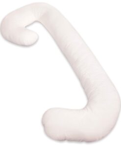 Leachco Snoogle Original Maternity/Pregnancy Total Body Pillow, Ivory 60 Inch 28 61o8DC2IPL