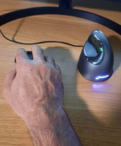 Evoluent VM4R VerticalMouse 4 Right Hand Ergonomic Mouse with Wired USB Connection (Regular Size) USB Wired Regular Size 24 61o9WYhte0L